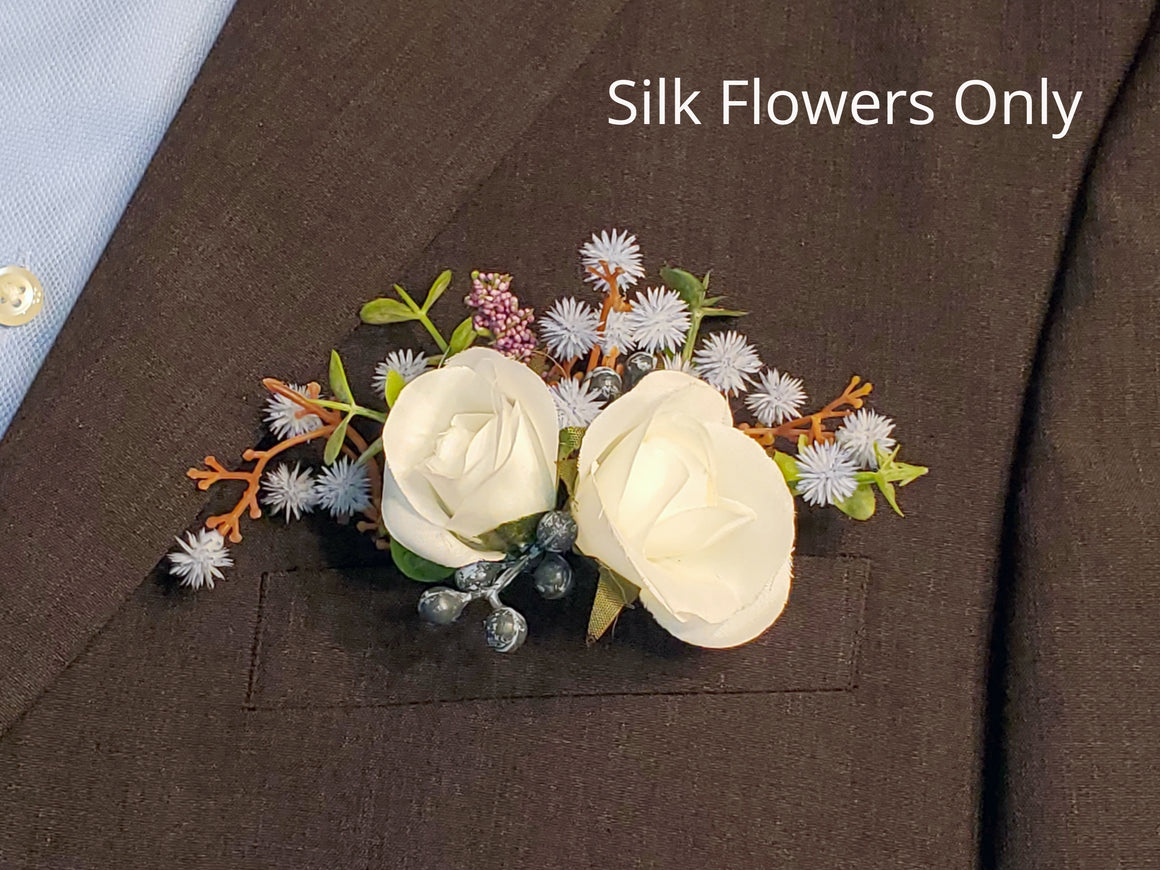 Silk Floral Pocket Square - Homecoming/Prom