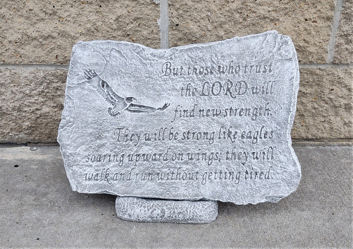 Memorial Garden Stone, Trust in the Lord