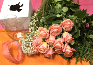 DIY Prom/Homecoming One Dozen Roses Bouquet