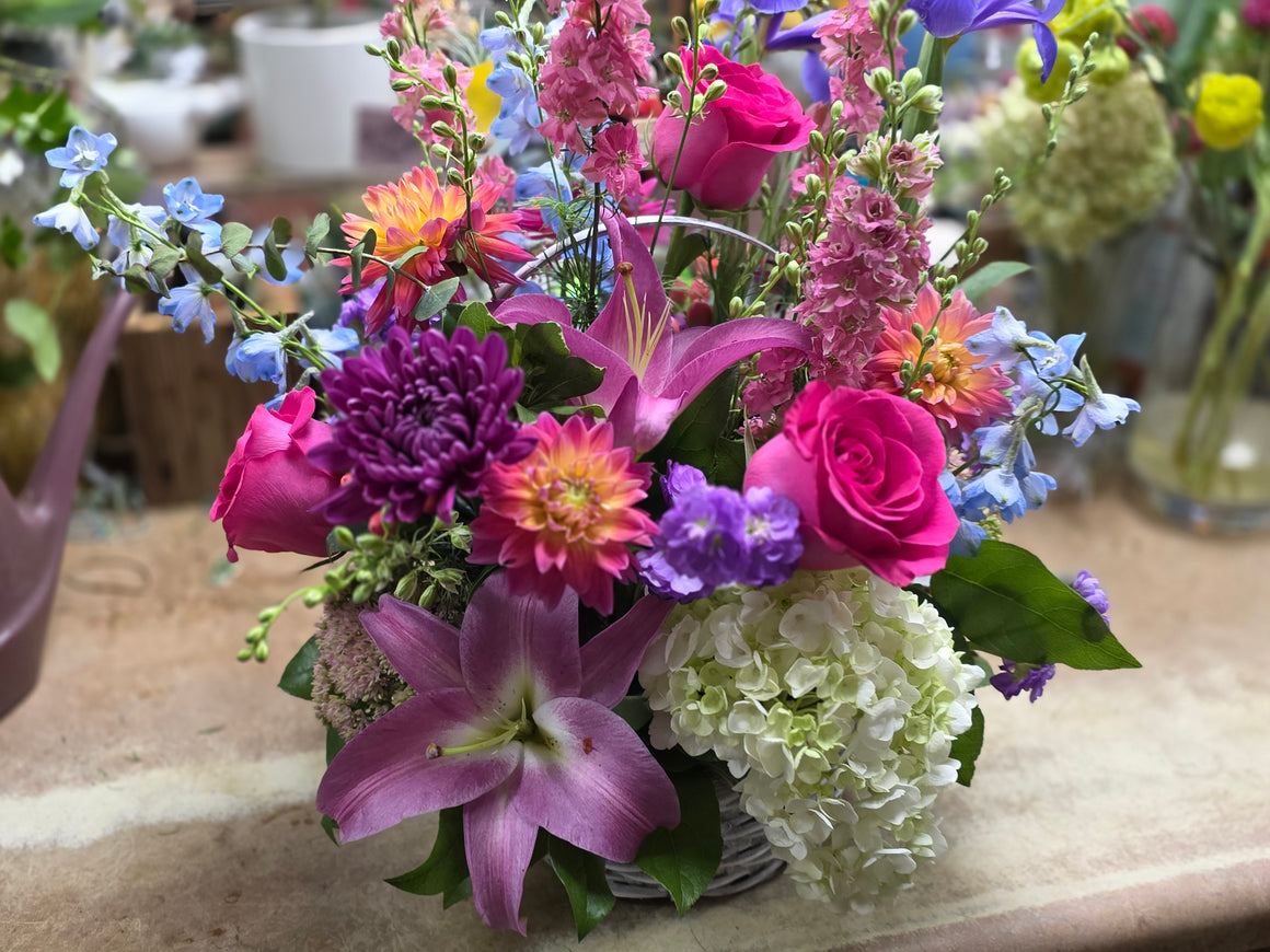 Fall Fresh Flower Basket