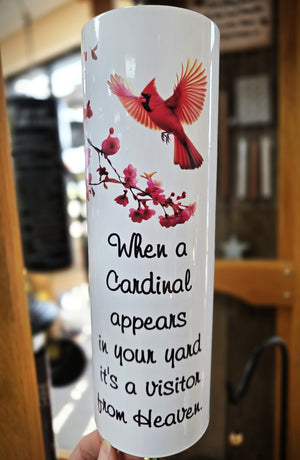 Cardinal Cylinder Wind Chime