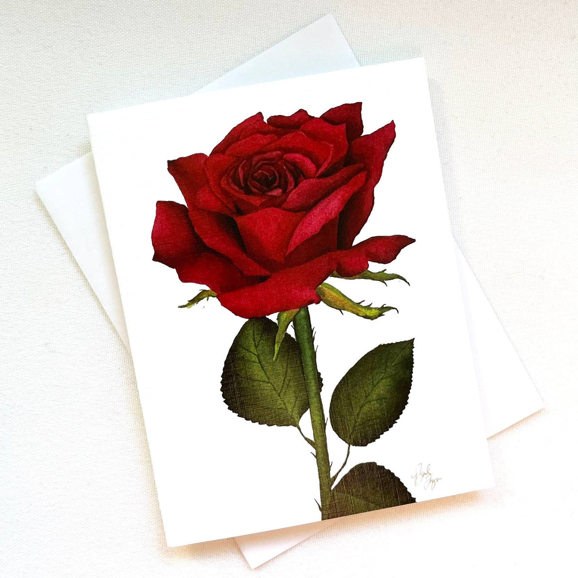 Rose Greeting Card