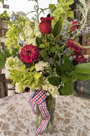 Patriotic Fresh Flower Bouquet