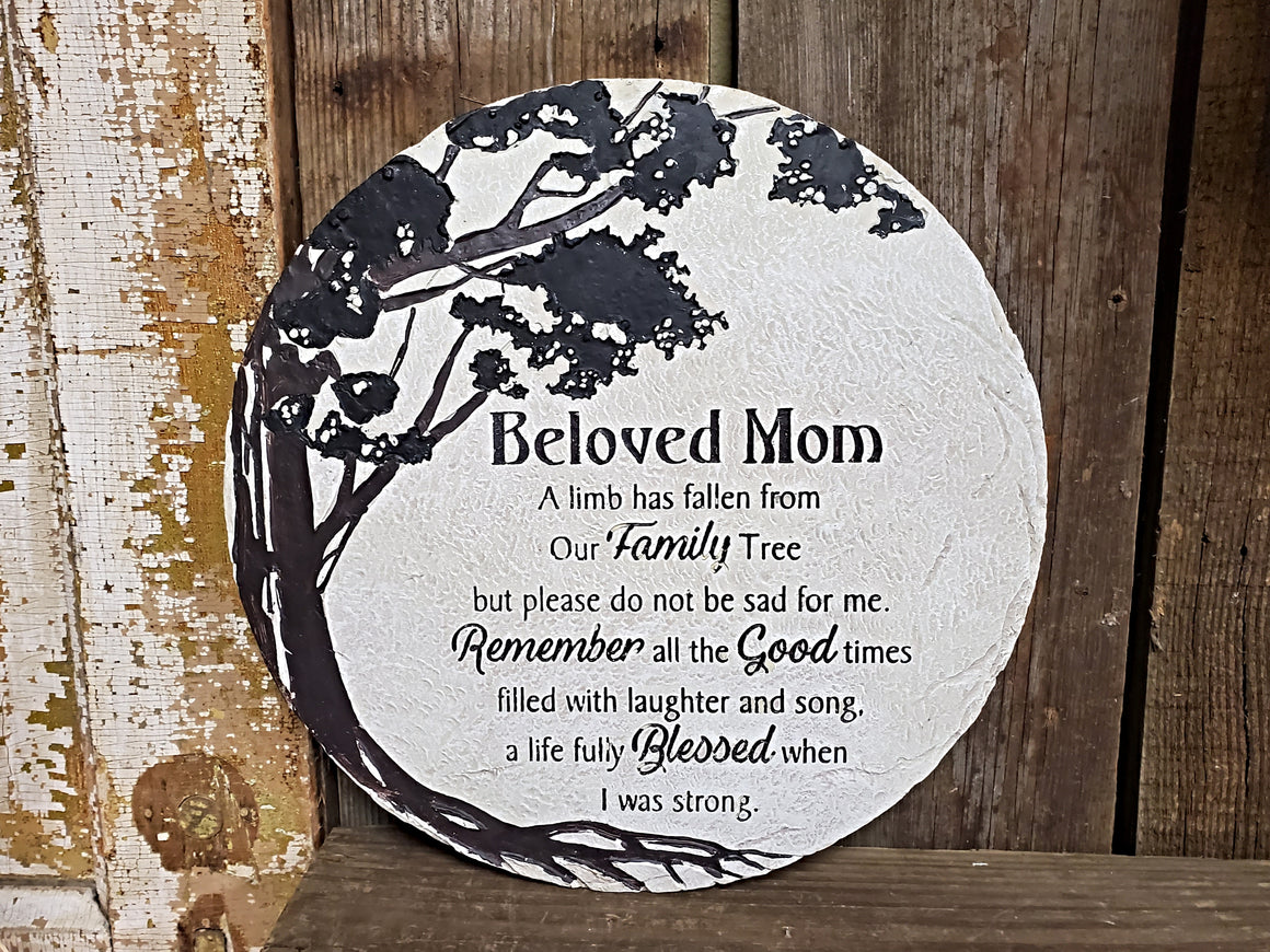 Memorial Garden Stone, "Beloved Mom"