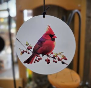 Cardinal Cylinder Wind Chime