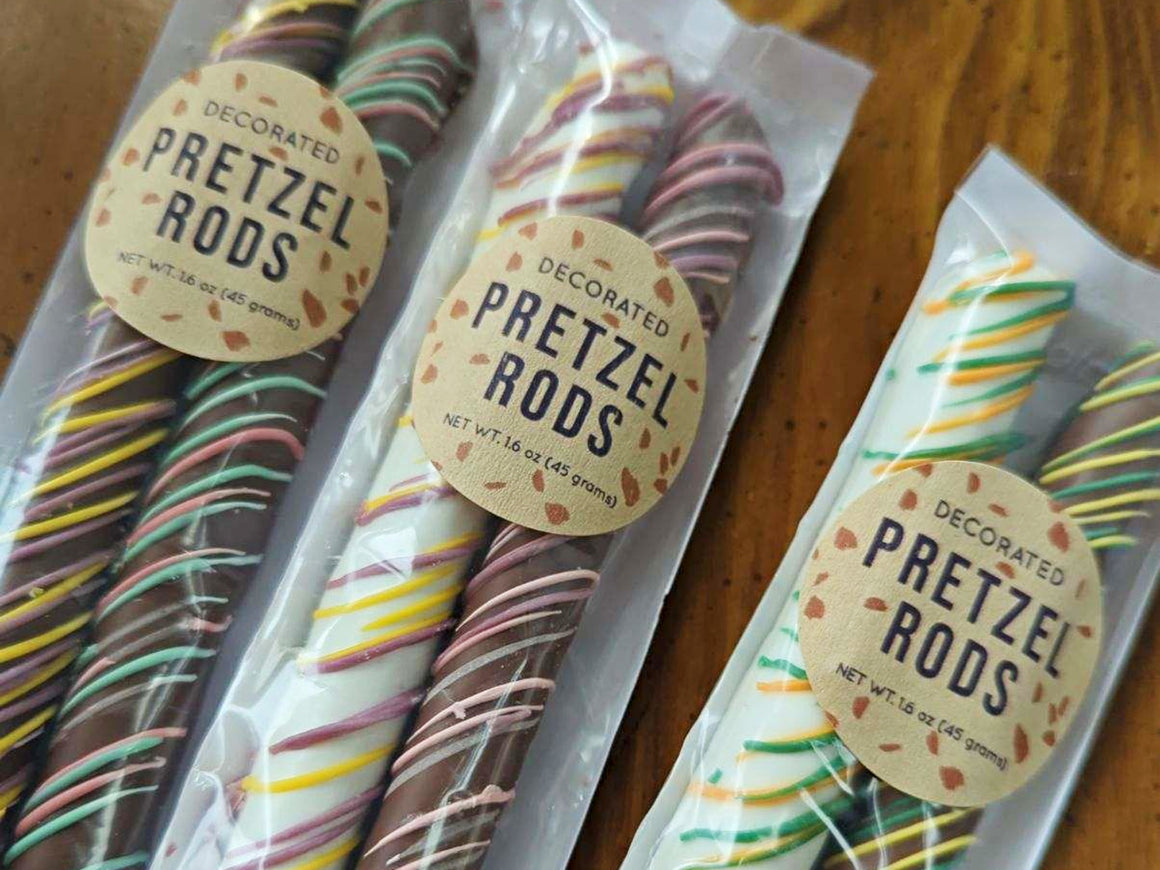 Chocolate Covered Pretzel Rods