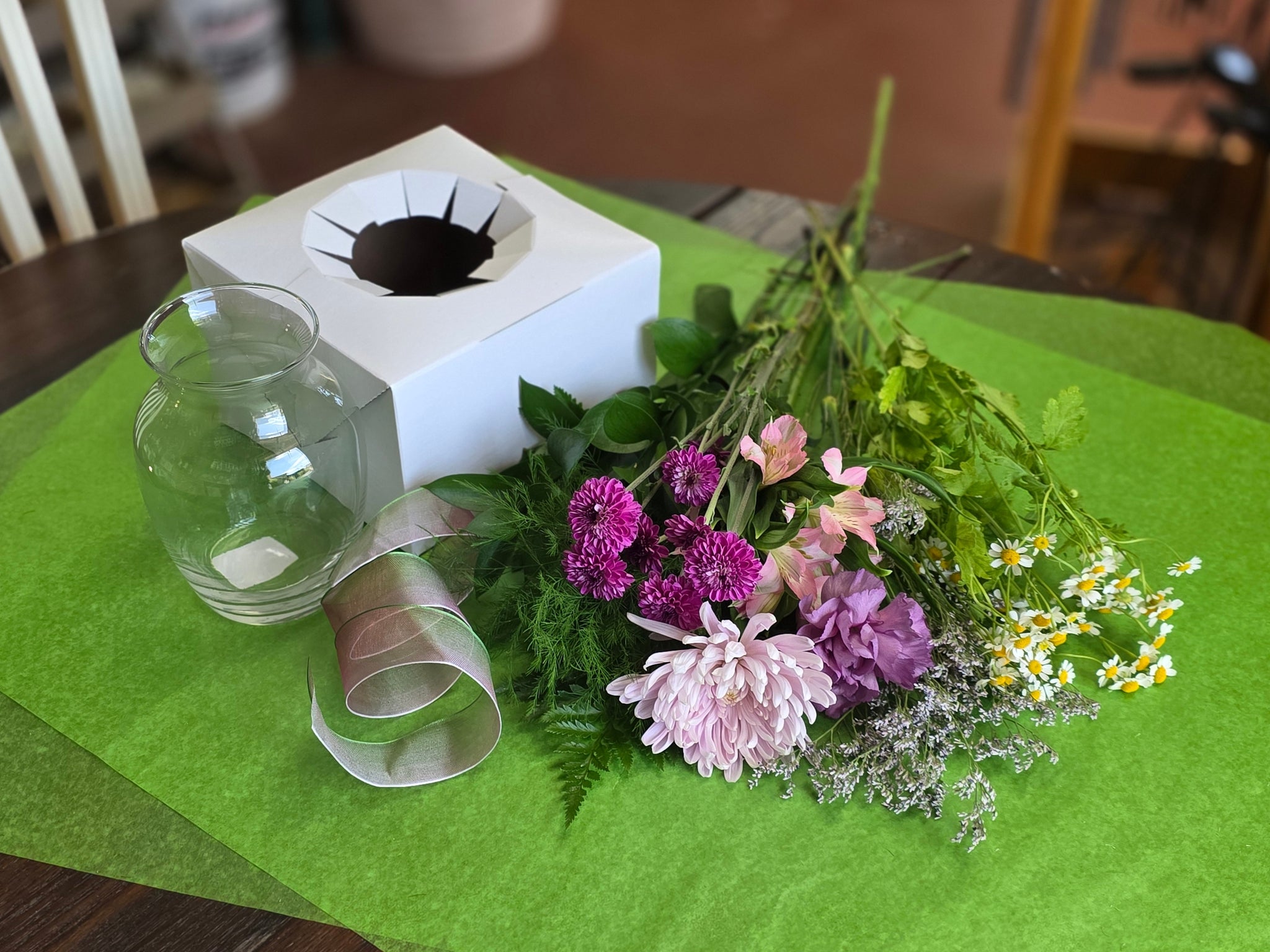 DIY Prom/Homecoming Mixed Flower Bouquet