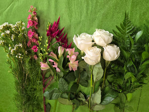 DIY Prom/Homecoming Roses & Mixed Flower Bouquet