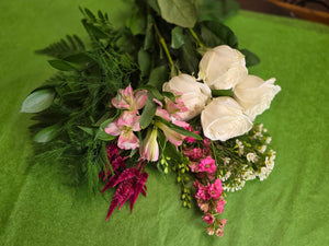 DIY Prom/Homecoming Roses & Mixed Flower Bouquet
