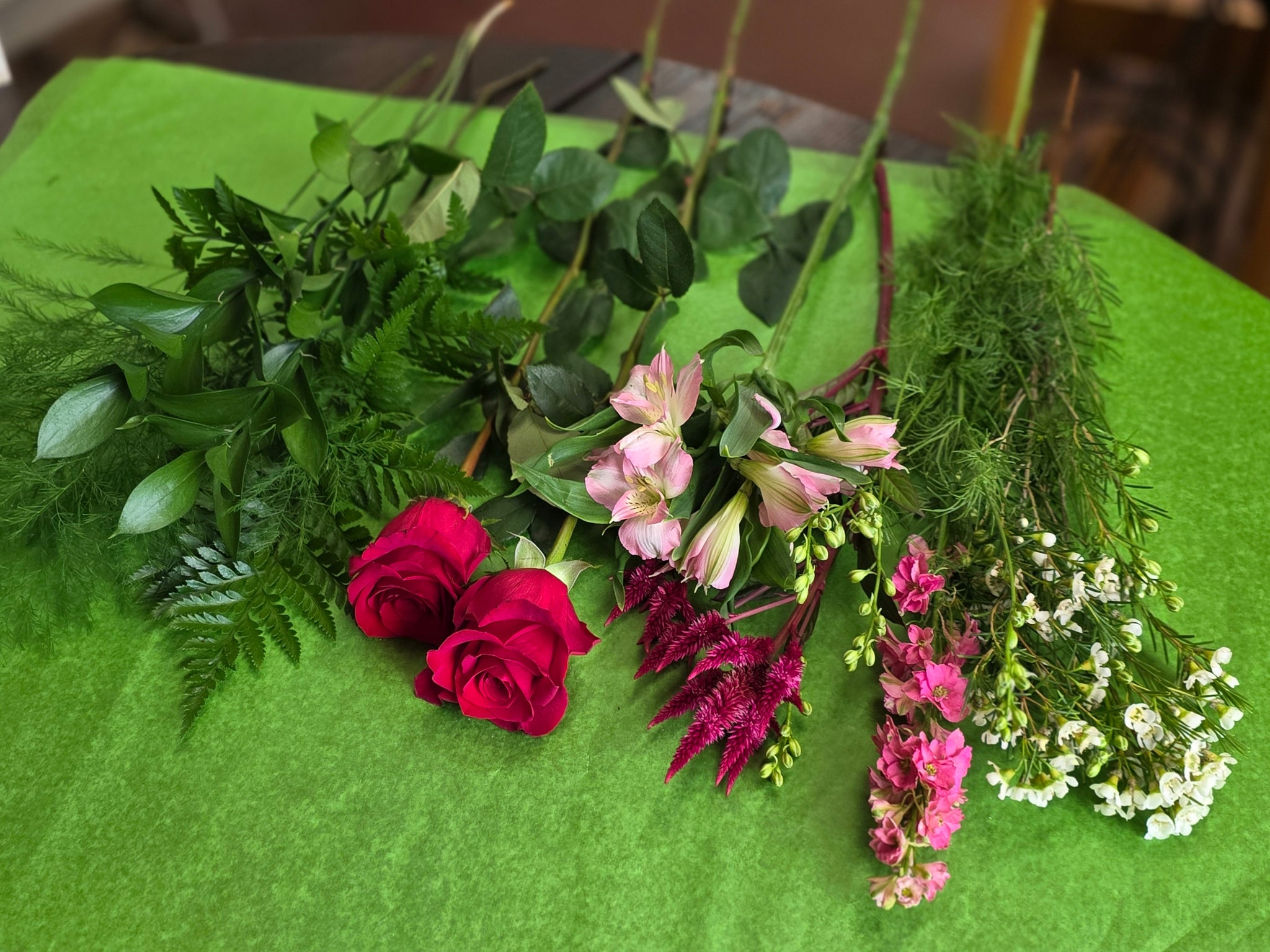 DIY Prom/Homecoming Roses & Mixed Flower Bouquet