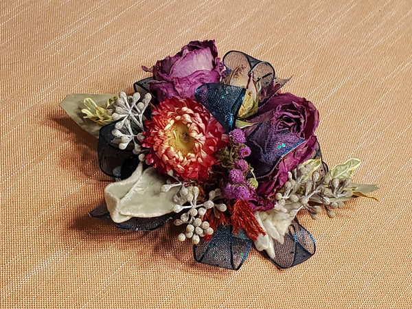 ドライフラワー dry flower corsage no.532 E_sFloralsDriedFloralCorsage_6