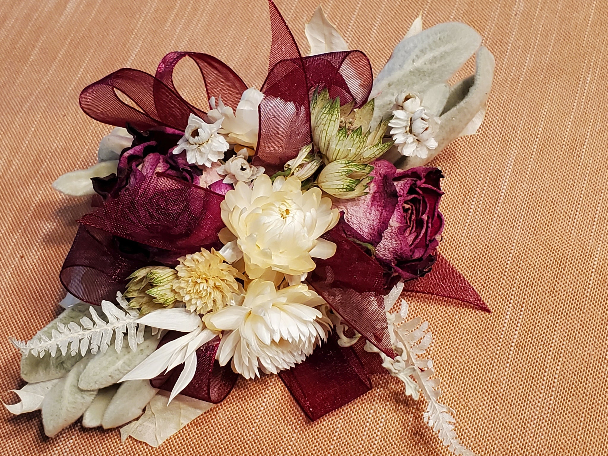 Dried Flower Corsage - E's Florals Dried Flower Corsage - E's Florals