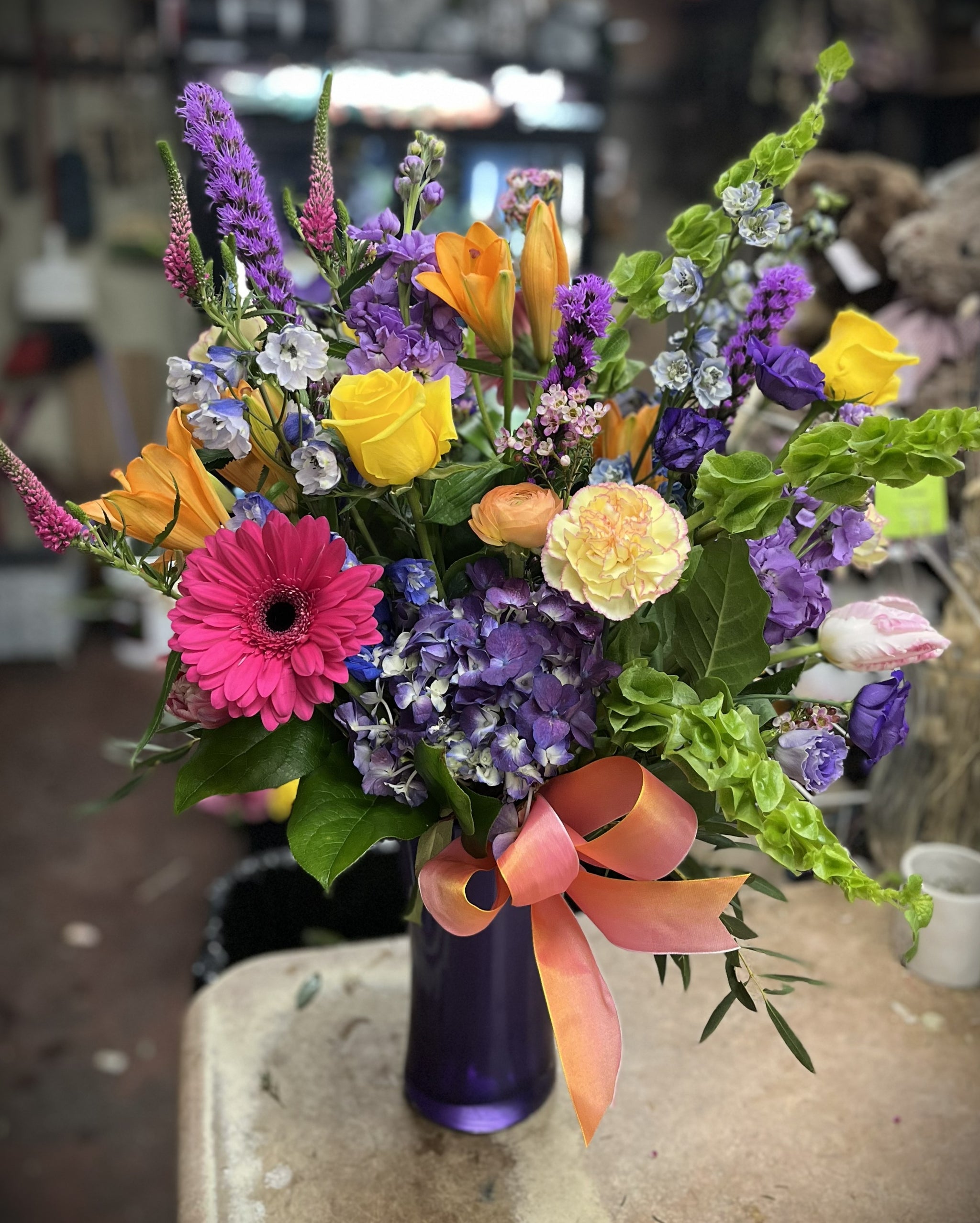 Valentine Custom Premium Flower Arrangement