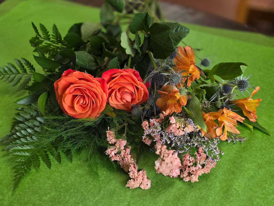 DIY Prom/Homecoming Roses & Mixed Flower Bouquet