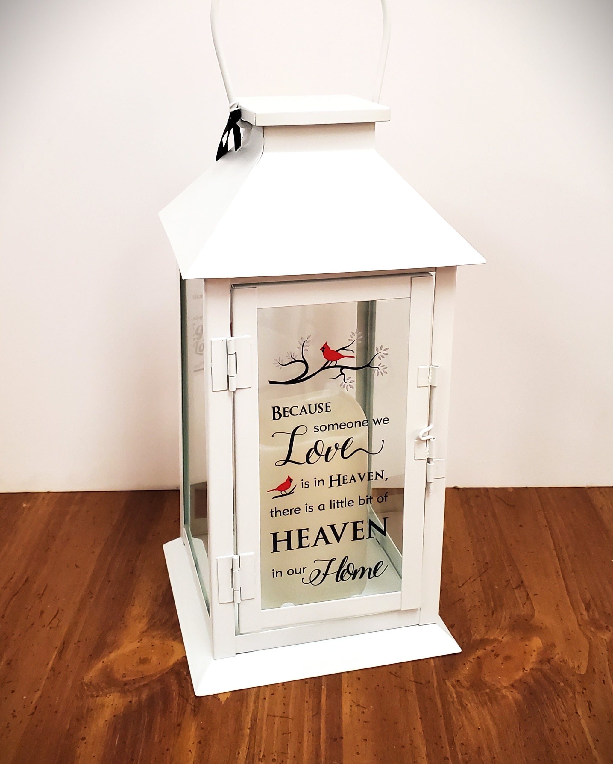 Sympathy Lantern & Candle (Heaven in Our Home)