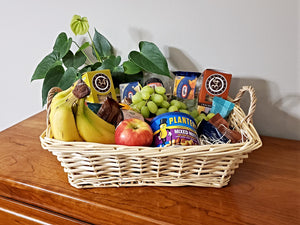 Premium Gift Basket with Plant