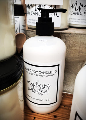Handmade Lotion by Poured Soy Candle Company