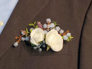 Silk Floral Pocket Square - Homecoming/Prom