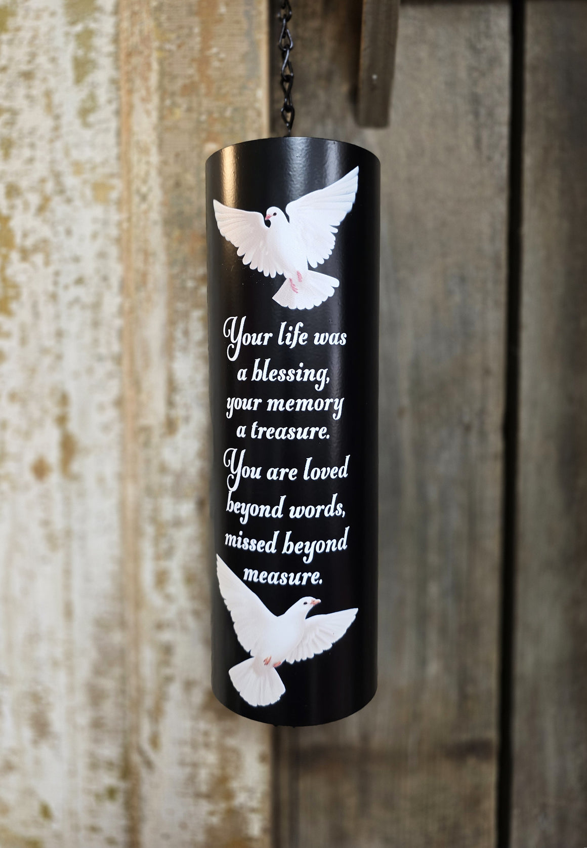 Your Life Was a Blessing Cylinder Wind Chime