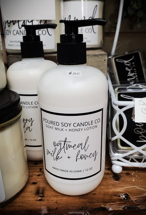 Handmade Lotion by Poured Soy Candle Company