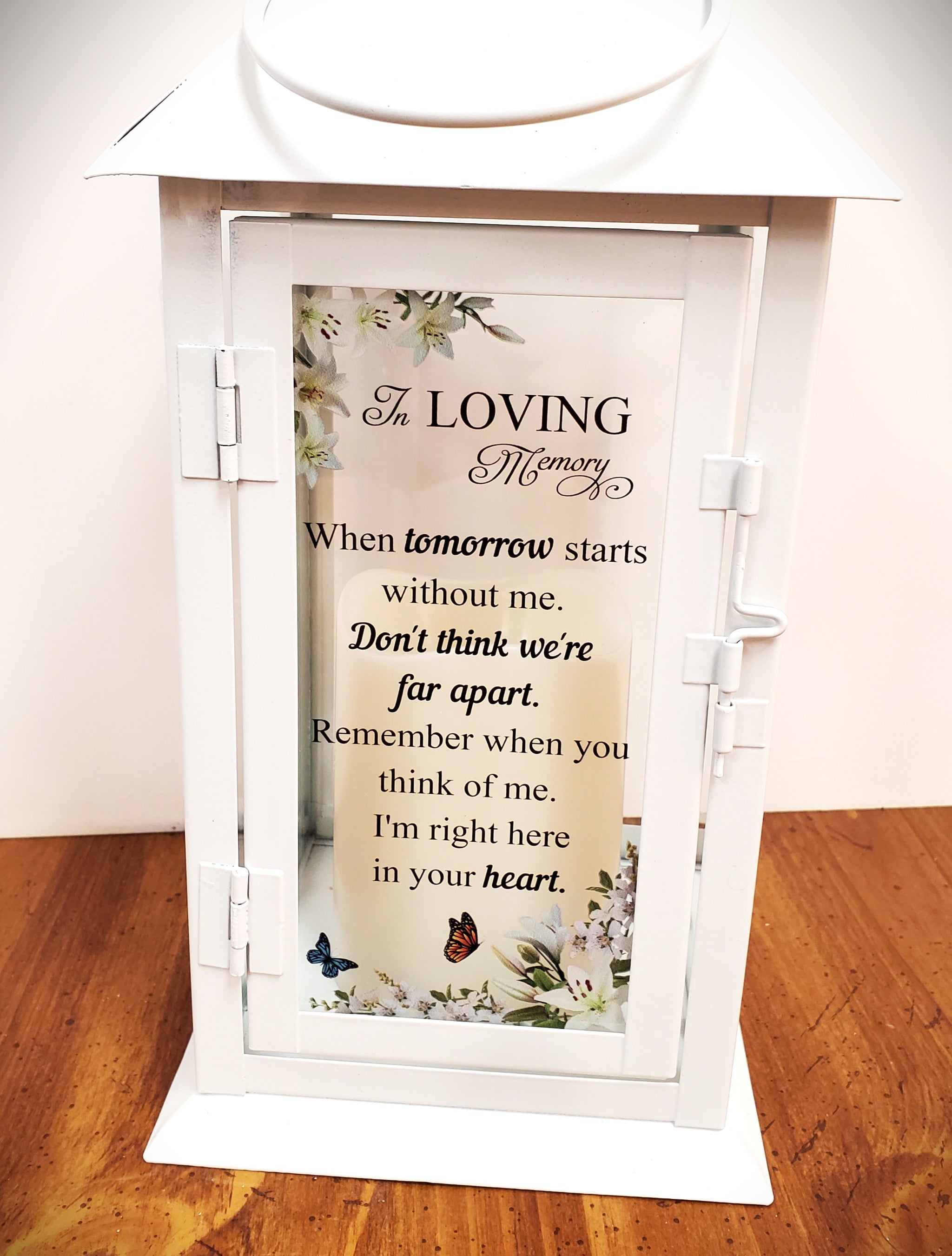 Sympathy Lantern & Candle (I'm Right Here in Your Heart)