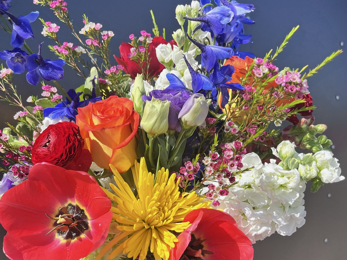 Patriotic Custom Premium Flower Arrangement