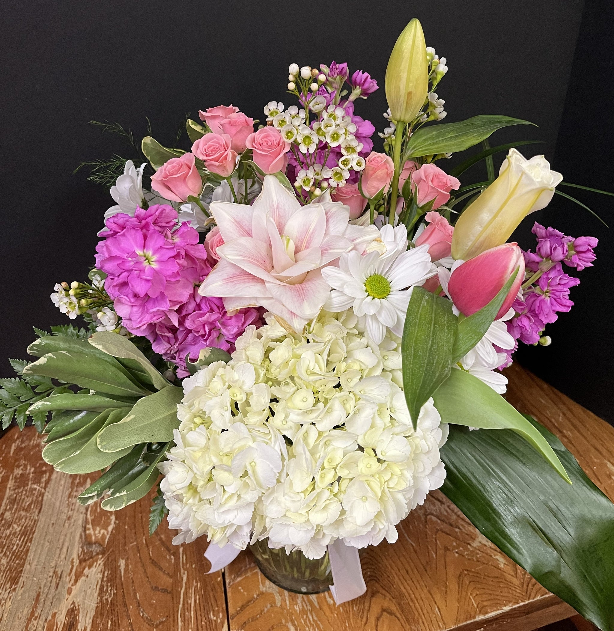 Valentine Custom Premium Flower Arrangement