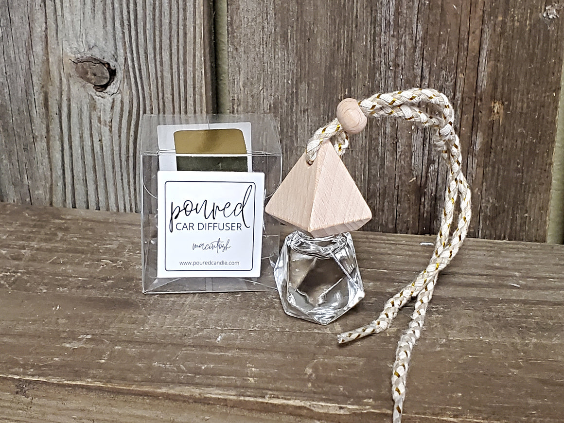 Scented Car Diffuser by Poured Soy Candle Company