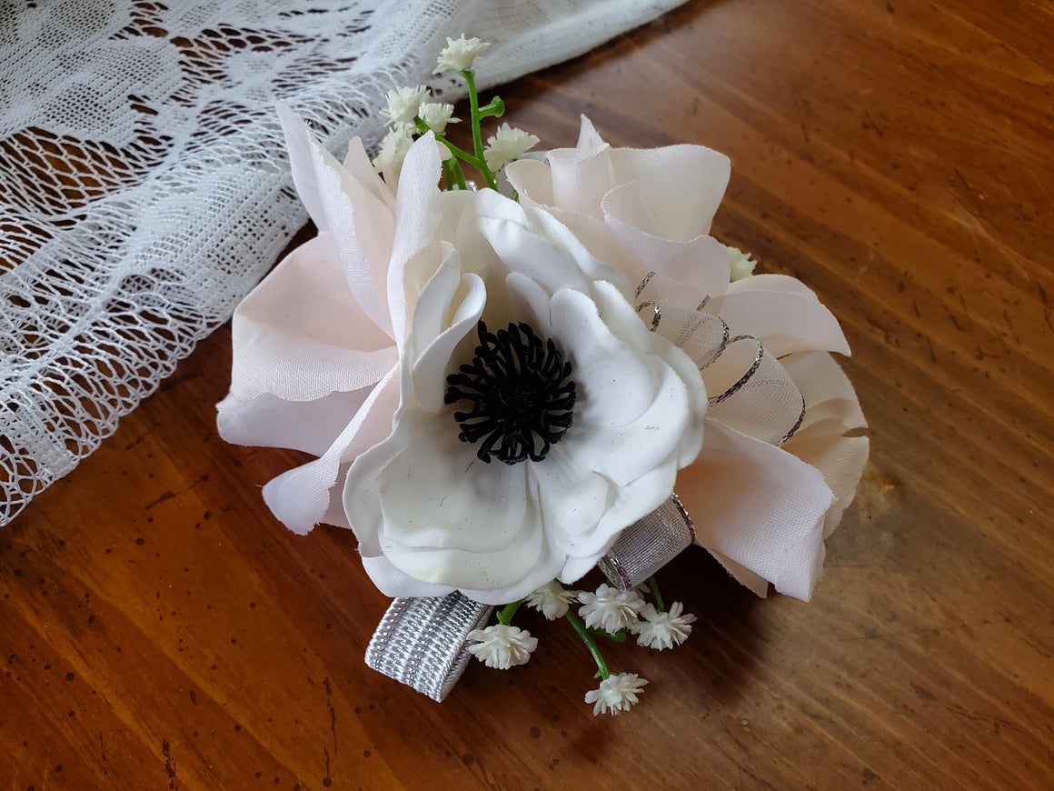 Silk Flower Corsage - Homecoming/Prom