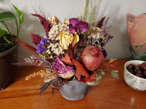 Dried Flower Arrangment (Warm Colors)