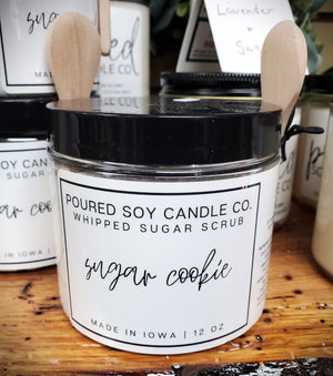Handmade Whipped Sugar Scrub by Poured Soy Candle Company