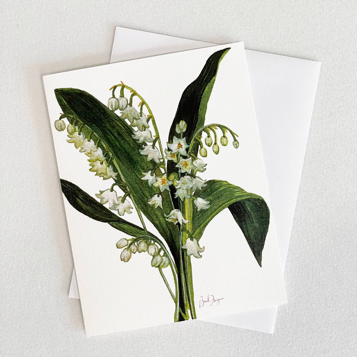 Lily of the Valley Greeting Card