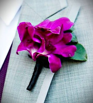 Orchid Boutonniere