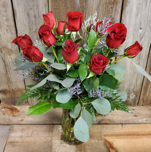 Valentine's Day Rose Bouquet, Standard (Medium-Stem)