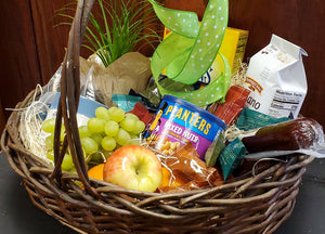 Premium Gift Basket with Plant