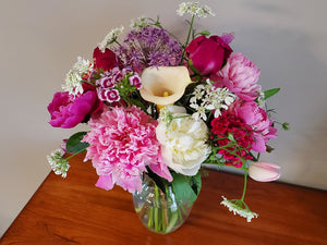 Premium Local Peony & Mixed Flower Bouquets