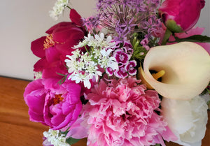 Premium Local Peony & Mixed Flower Bouquets