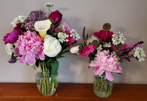 Premium Local Peony & Mixed Flower Bouquets