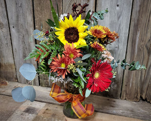 Thanksgiving Flower Bouquet (Autumn Colors)