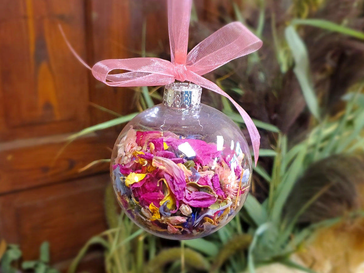 Dried Flower Ball Ornament