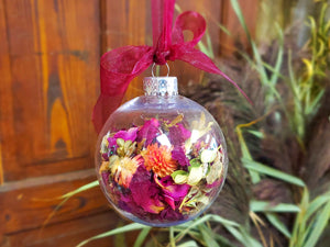 Dried Flower Ball Ornament