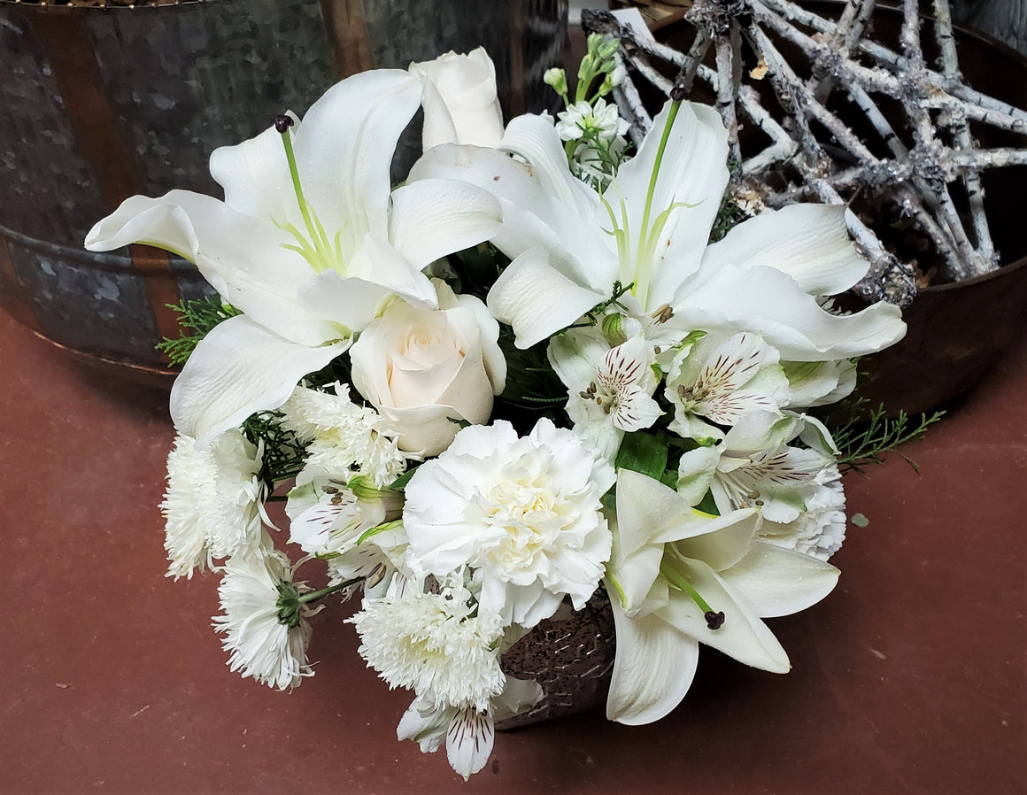 Sympathy Fresh Flower Arrangement