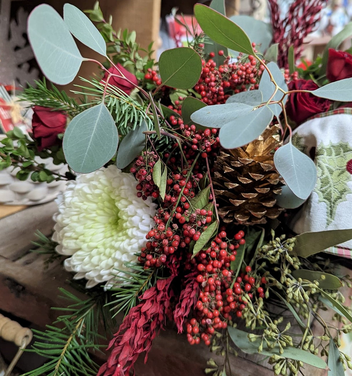 Wrap Bouquet - Wintery Mix