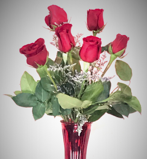 Roses, Long-Stemmed Half Dozen