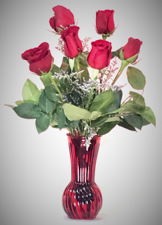 Valentine's Day Roses, Long-Stemmed Half Dozen