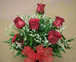 Valentine's Day Rose Bouquet, Standard Half Dozen