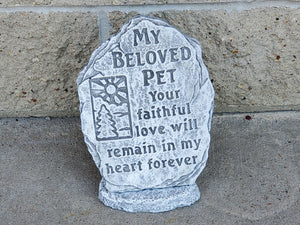 Memorial Garden Stone, My Beloved Pet