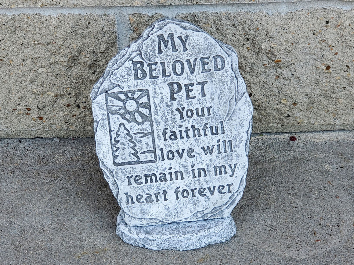 Memorial Garden Stone, My Beloved Pet