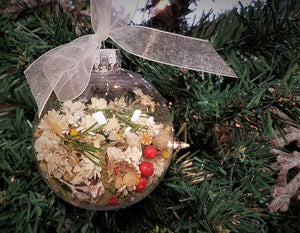 Dried Flower Ball Ornament