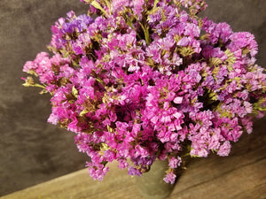 Dried Rose Pink Statice Flowers